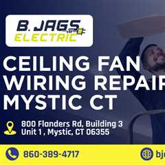 Ceiling fan wiring repair Mystic CT
