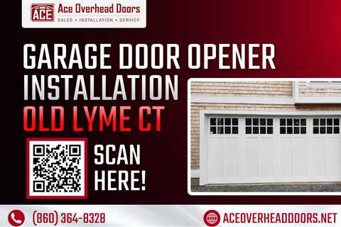 Garage door opener installation Old Lyme CT