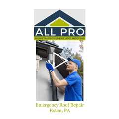 Emergency Roof Repair Exton, PA - All Pro Roofing Materials