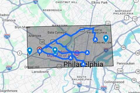 AC Installation Philadelphia County, PA - Google My Maps