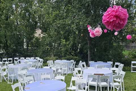 How Professional Landscaping in Harris County Complements Party Rental Setups