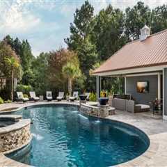 Greenville Custom Pool Installation Enhanced by Groundskeeping for Outdoor Living