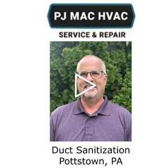 Duct Sanitization Pottstown, PA - PJ MAC HVAC Service & Repair